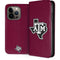 Texas A&M University Black Logo iPhone 15 Pro Folio Case